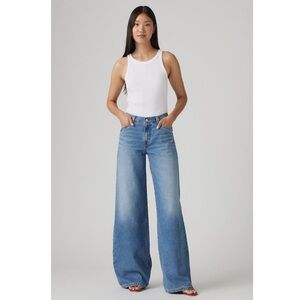 Levi's Blue Flare & Wide Leg Jeans